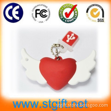 Heart Shape USB Flash Drive USB Flash Memoy USB Flash Disk I Love You (N-039)